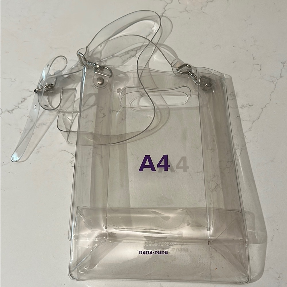 NaNa Clear Transparent Tote Bag